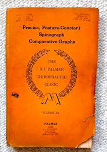 1938  Palmer Chiropractic Clinic  Posture Constant Spinograph Comparative Graphs - Bild 1 von 11