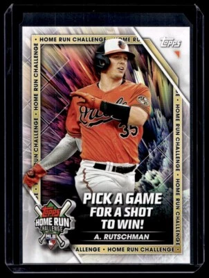 2023 Topps Home Run Challenge Adley Rutschman Baltimore Orioles #HRC-3 - Image 1 of 2