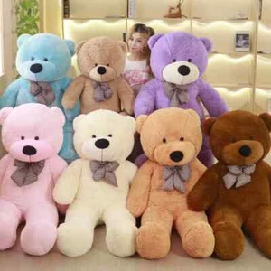 New Arrive 60-200CM 7 Colors Unstuffed Empty Plush Bear Skin Toy for Friend Gift - Picture 1 of 31