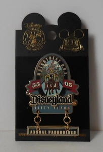 Disney Pin DLR P Exclusive 50 Years Main Street, U.S.A. Horse-Drawn Streetcar - Picture 1 of 2