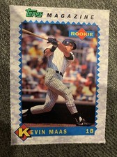 1990 Topps Magazine Rookie Card TM31 Kevin Maas Yankees