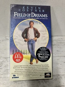 Field of Dreams VHS 1992 McDonalds Promo NEW Sealed Kevin Costner Movie - Picture 1 of 5