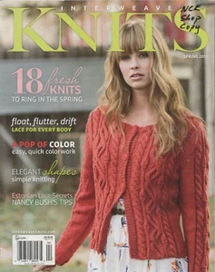 Interweave Knits Spring 2013 - Shop Copy Knitting Pattern Magazine - 18 Designs - Picture 1 of 17