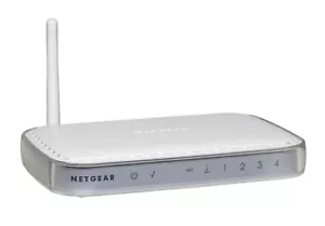 Netgear wireless router with built-in dual Linksys PAP2T VOIP ATA adapter - Picture 1 of 5
