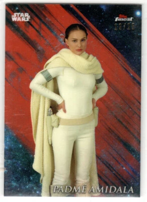 STAR WARS 2018 TOPPS FINEST ORANGE REFRACTOR PARALLEL 70 PADME #13/25 CONDITION - Image 1 of 2