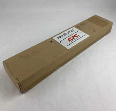 APC AR8443A Rack Cable Management Panel Black 0U New Box Opened - Image 1 of 4