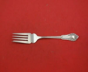 Rosebud by SSMC-Saart Sterling Silver Salad Fork Not Pierced 6" Flatware - Picture 1 of 3
