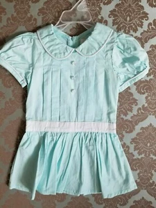 Boutique Ellie G peter pan collar dress girls size 2 - Picture 1 of 10