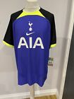 Bnwt-Tottenham Hotspur Nike Dri-Fit Adv 2022-2023 Short Sleeve Away Shirt - Xl
