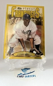2023 Topps Finest Jackie Robinson Finest Franchises Insert #199 Dodgers - Picture 1 of 2