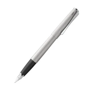 Lamy L65M Studio Medium Nib Brushed Stainless Steel Fountain Pen - Picture 1 of 1