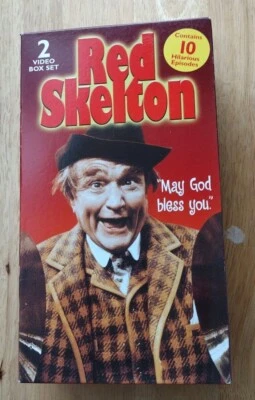 Red Skeleton VHS Two Box Set May God Bless You 10 Episodes  - Image 1 of 4