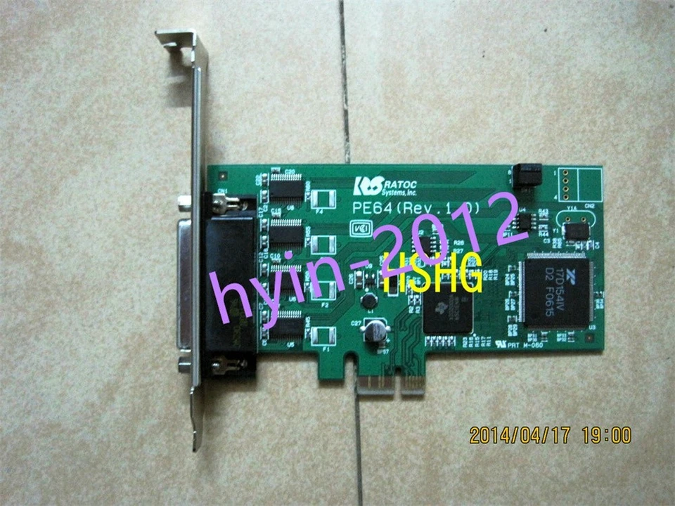 1Pcs Used RATOC PE64 (REV. 1.0) REX-PE64 acquisition card - Image 1 of 1
