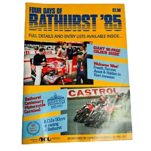 Bathurst Australian Grand Prix Magazine Brochure Motorcycle Racing Rare 1985 - Picture 1 of 11