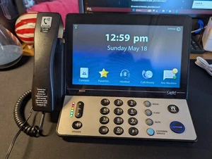 Ultratec CapTel 2400i BT Bluetooth/WLAN Touchscreen Beschriftung Telefon GETESTET - Bild 1 von 7