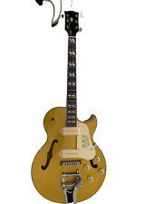 New Arrive Jazz 295Model Electric Guitar Semi Hollow Body In Gold Goldtop 210626