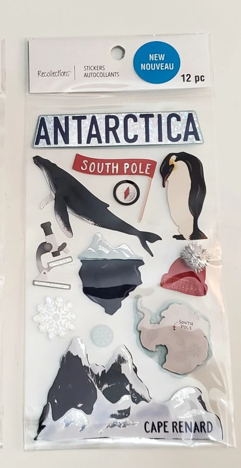 Recollections Travel Stickers Scrapbooking 42 Worldwide Vol. Disc. NIP CHOICE - Image 1 of 1