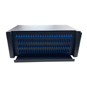 2 HE 19 Zoll 96 Port SC UPC ODF Patchpanel Rackmontage LWL Verteilerkasten - Bild 1 von 6