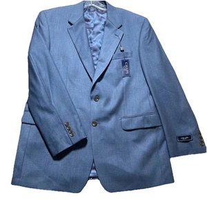 Chaqueta Abrigo Deportivo Chaps - Blazer Dos Botones Para Hombre 42R Azul NUEVA CON Etiqueta - Imagen 1 de 20