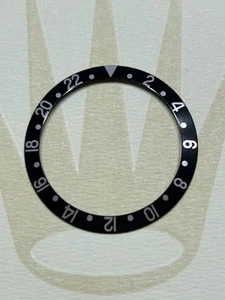 Genuine Rolex Bezel insert GMT Master I.ⅡRef. 16710 black in good condition - Picture 1 of 2