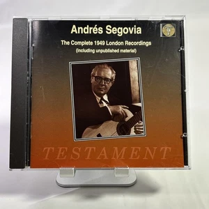 ANDRÉS SEGOVIA The Complete 1949 London Recordings (CD, 1994, Testament) - Bild 1 von 16