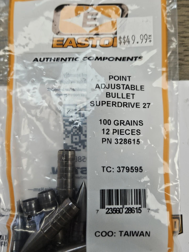 Easton Superdrive 27 100gr Tips - Image 1 of 1