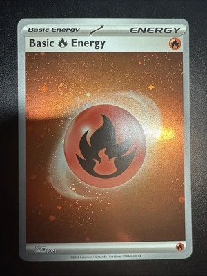Basic Fire Energy (Cosmos Holo) 002 Sv01: Scarlet & Violet Base Set Holo - Image 1 of 2