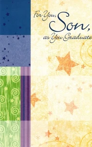 Congratulations Graduation Son Graduate You Deserve Happiness Greeting Card - Picture 1 of 3