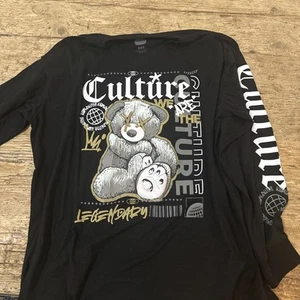 Bear Nation Shirt Herren 2xl We are the Culture Grafik Schwarz Langarmshirt - Bild 1 von 6