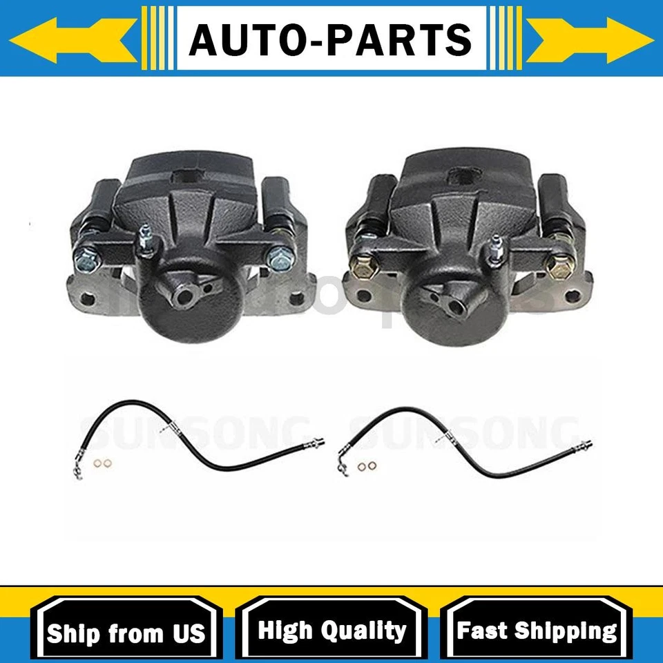 Pinza de freno delantera con mangueras lado conductor pasajero se adapta a Toyota RAV4 2,4 L 2,0 L Foto 1 de 4