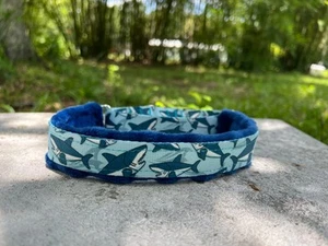 Collar de perro Minky Martingala acolchado suave de 1 pulgada de ancho - Collar de agilidad para tiburones - Imagen 1 de 4