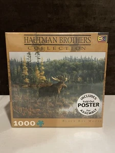 Buffalo Games Hautman Brothers Collection Black Bay Moose 1000 Piece Puzzle - Picture 1 of 3