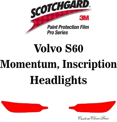 3M Scotchgard Paint Protection Film Pro Series 2019 2020 2021 Volvo S60 - Image 1 of 3