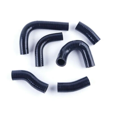 Manguera de radiador de silicona negra V45 Sabre VF750C Magna VF750S 1982 1983 para Honda Foto 1 de 2