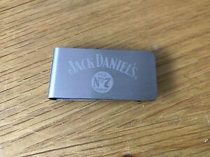  JACK DANIELS STAINLESS STEEL MONEY CLIP   FROM 2004