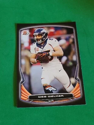 2014 Wes Welker Bowman #39 Black Parallel  - Image 1 of 2