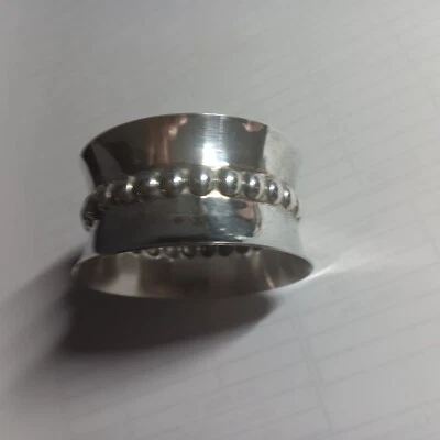 Anel de guardanapo de prata esterlina Wallace, Mark Sterling # 5625 - Imagem 1 de 3