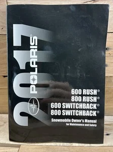 2017 Polaris 600 800 Rush Switchback Snowmobile Owners Manual 9926931 - Bild 1 von 3
