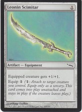 4X LEONIN SCIMITAR ARTIFACT MIRRODIN MTG MAGIC NM X4 (yourdeckbuilder)