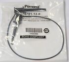 Pomona Electronics 3781-18-0 Minigrabber Test Clip Patch Cord, 18", Black