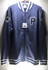 PUMA Varsity Fleece Size XL Jacket Full Zip Dark Denim Heather Blue Men's 