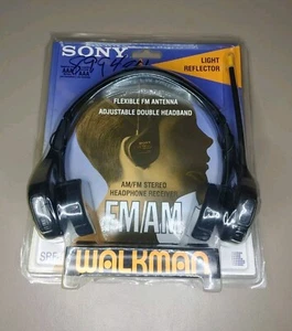 Sony SRF-H2 AM/FM Walkman Portable Radio Headphones Receiver DAMAGED PACKAGING - Picture 1 of 14
