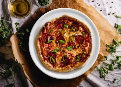 Seltmann Weiden Compact Pizza Teller 30 cm Pizzateller Platte rund Teller flach - Bild 1 von 4