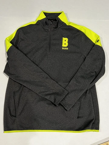 under armour brown university 1/4 Zip Pullover Size xxl Never Worn Cover