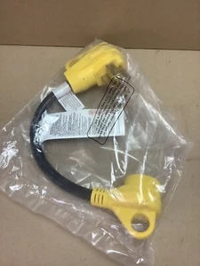 50A Male to 30A Female 18” RV Power Cord Adapter Electrical Converter Cord - Picture 1 of 2