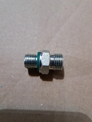 Mini excavadora china montaje hidráulico Din Union conector M16 a 1/4" Foto 1 de 4