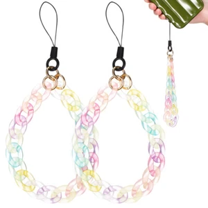 2 Pcs Handyriemen Fräulein Handygurt Für Charms Dekorativer Telefonanhänger - Zdjęcie 1 z 11