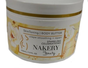 NAKERY Sparkling Celebration SKIN TONING BODY BUTTER 7.9oz Niacinamide - Picture 1 of 4