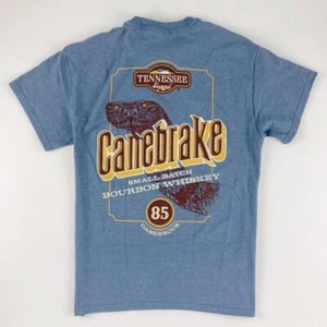 Tennessee Legend Canebrake Bourbon Whiskey Small Blue Shirt - Picture 1 of 4