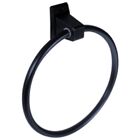 Creative Products Group Bathroom Towel Ring, Matte Black